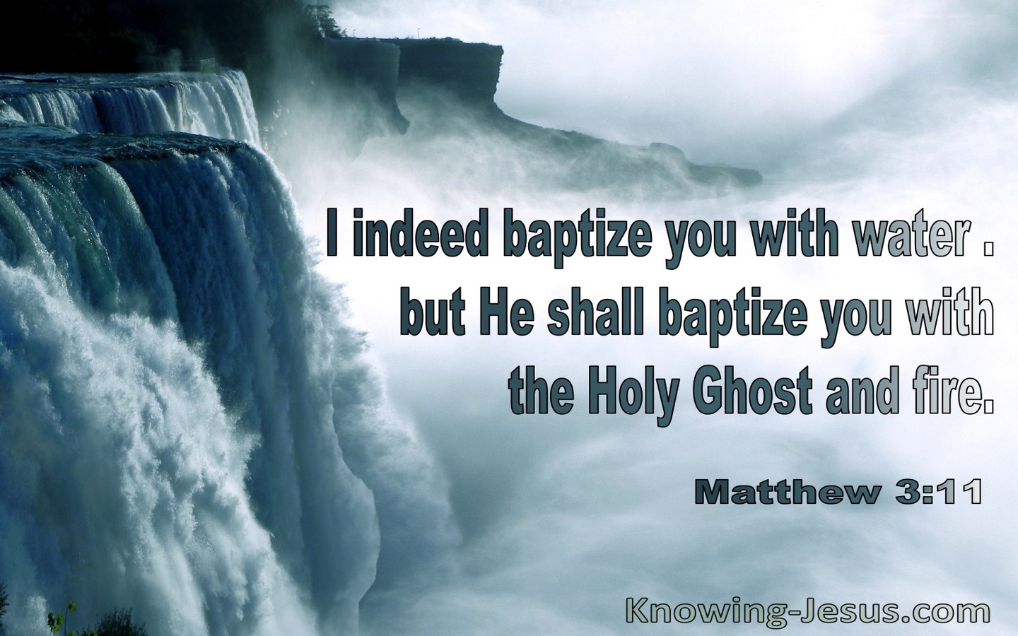 Matthew 3:11 He Shall Baptise You With The Holy Spirit And Fire (utmost)08:22